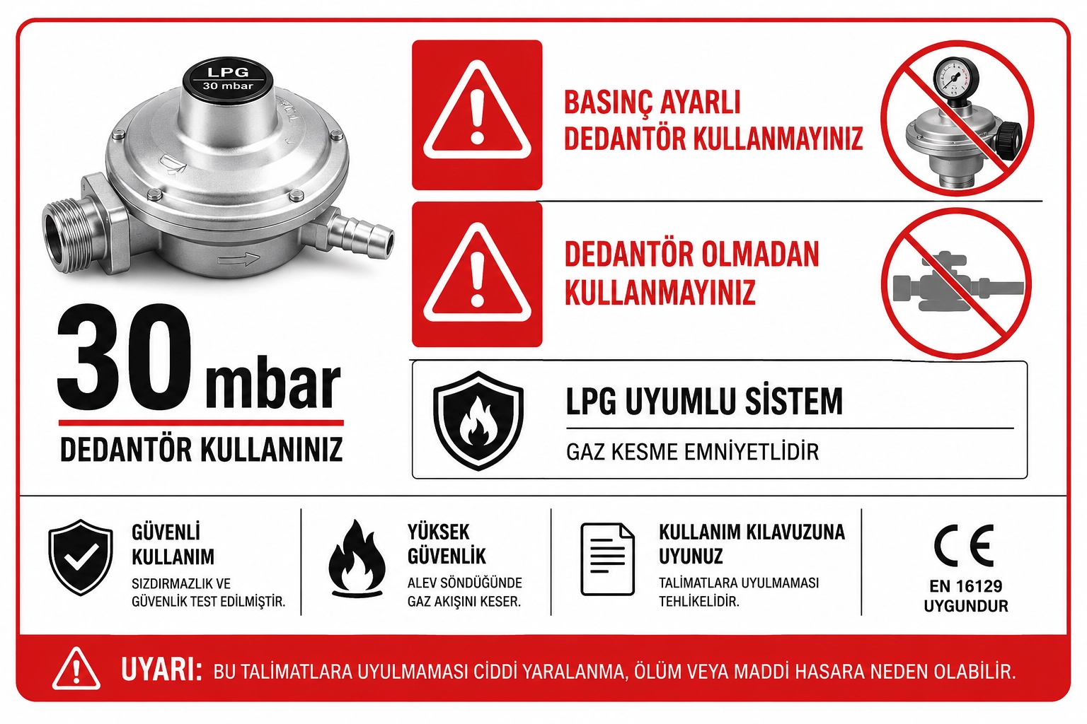 ATY Çift Gözlü İkili Gömme Ocak Lamine Kapaklı