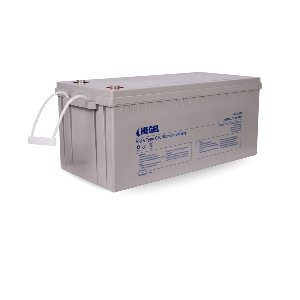 HEGEL 12V 200 Ah Jel Akü 12v
