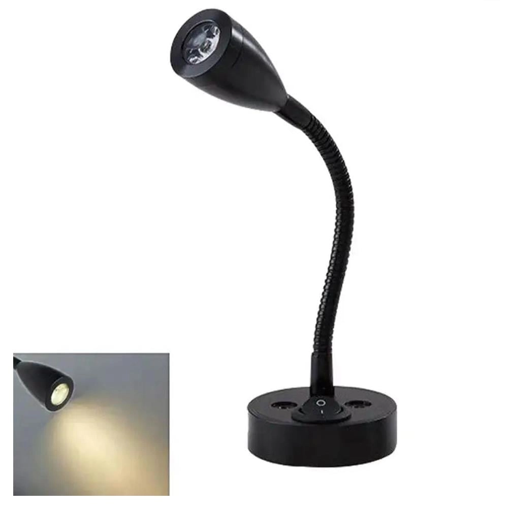Led Okuma Lambası Günışığı 12v 3w Siyah