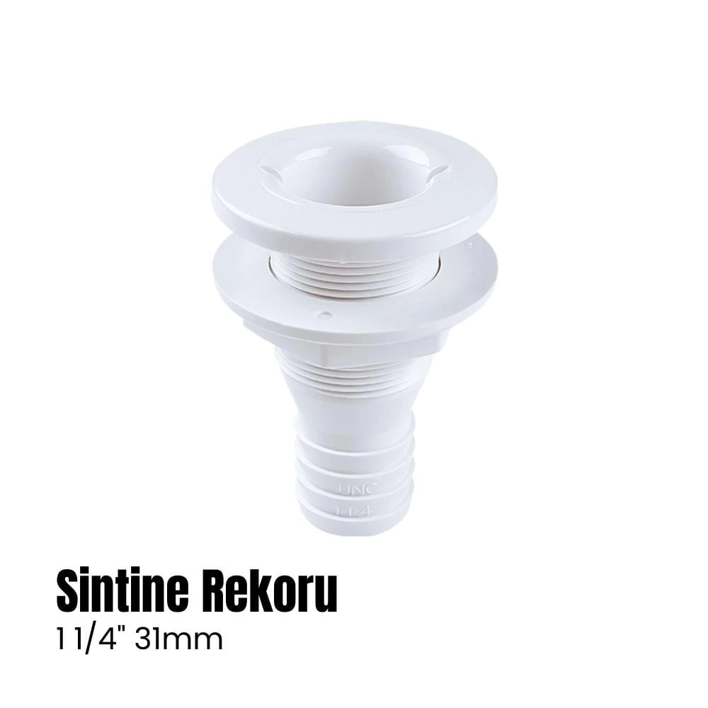  Plastik Sintine Rekoru Depo Çıkışı Dirsekli 1 1/4’’ - 31mm