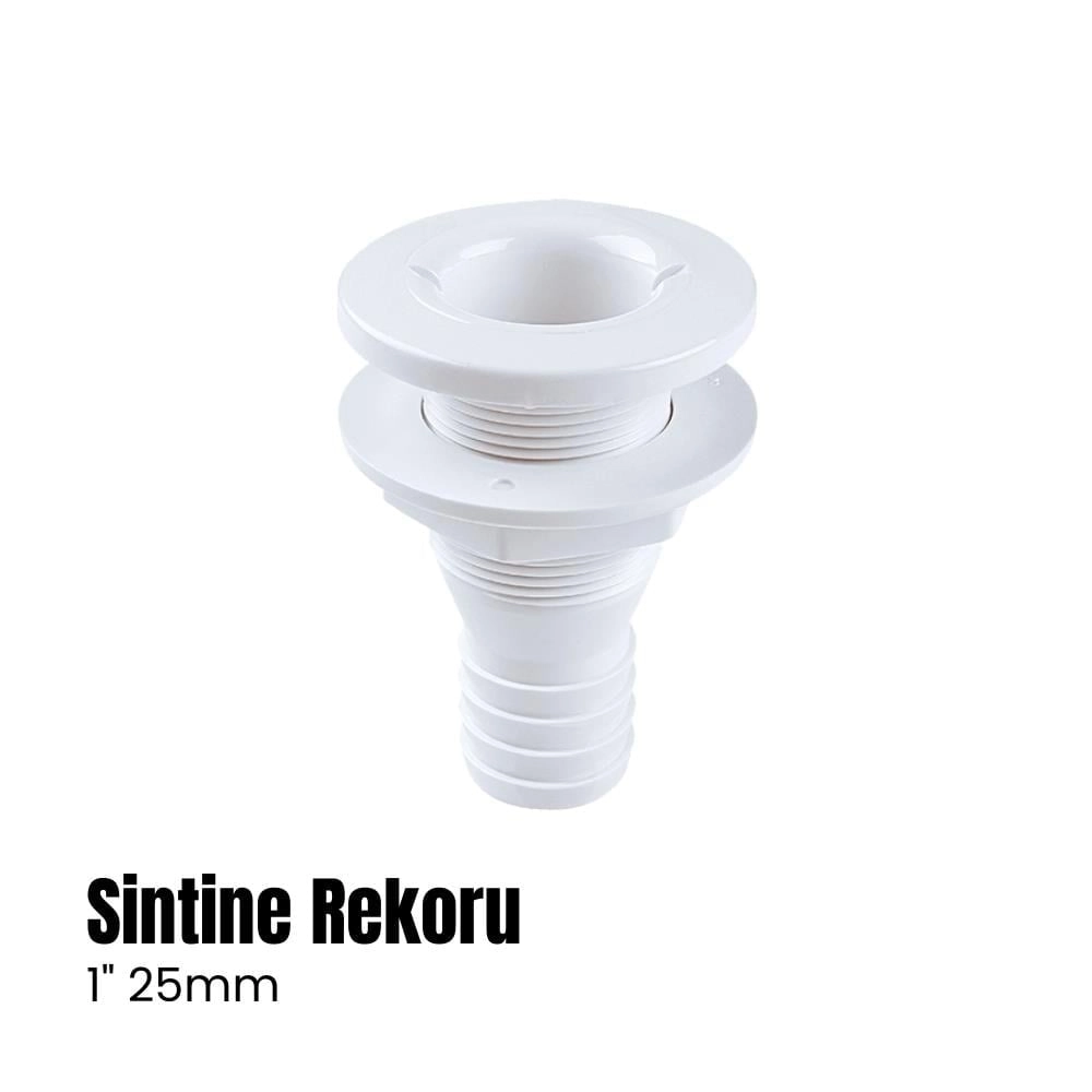  Plastik Sintine Rekoru Depo Çıkışı Dirsekli 1” - 25mm