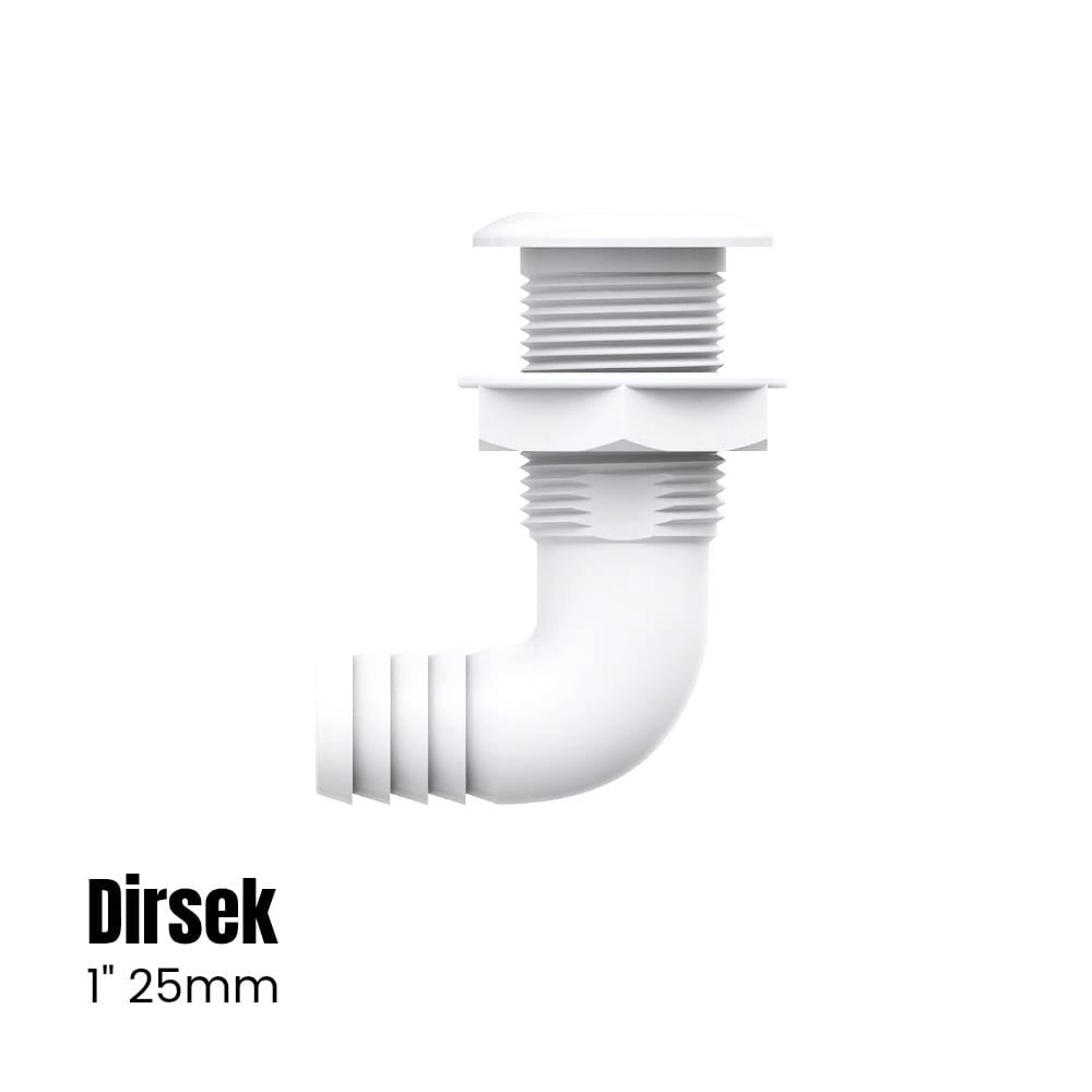  Plastik Sintine Rekoru Depo Çıkışı Dirsekli1’’ - 25mm Seaflo