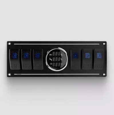 Switch Panel 6’lı Dijital Seviye Voltmetre Kontrol