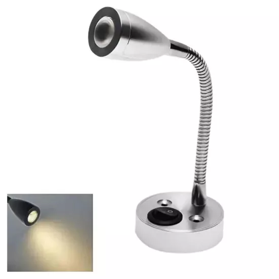 Led Okuma Lambası Günışığı 12v 3w 200lm Gümüş