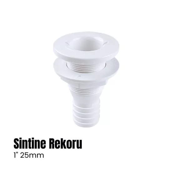 Plastik Sintine Rekor Depo Çıkışı Dirsekli 25mm-