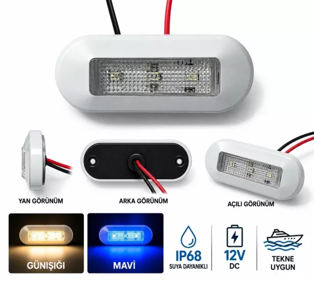 Suya Dayanıklı IP68 İç Mekan Aydınlatma Led