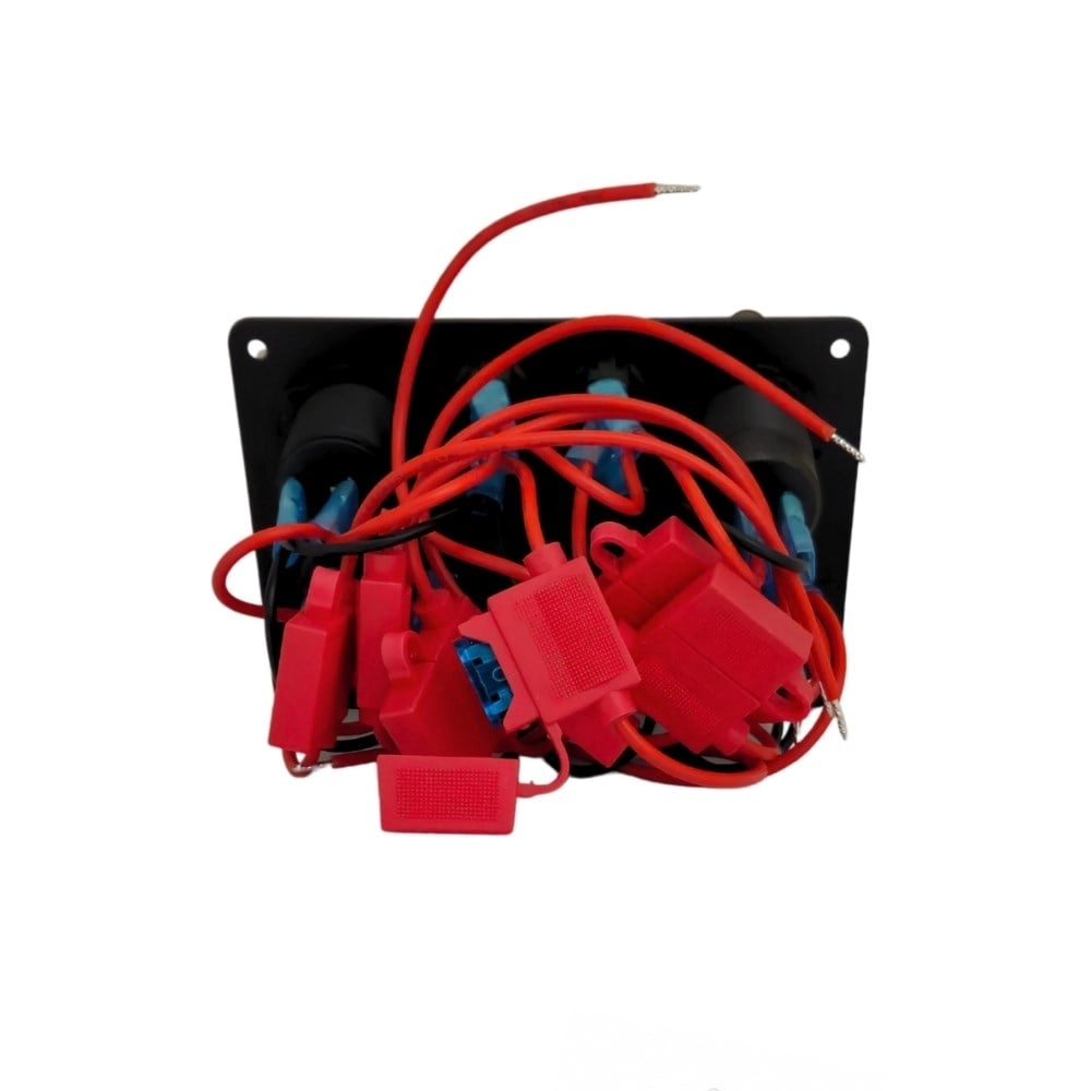 Switch Panel 7’li USB QC 3.0 PD 12v Kombine Sigorta Paneli