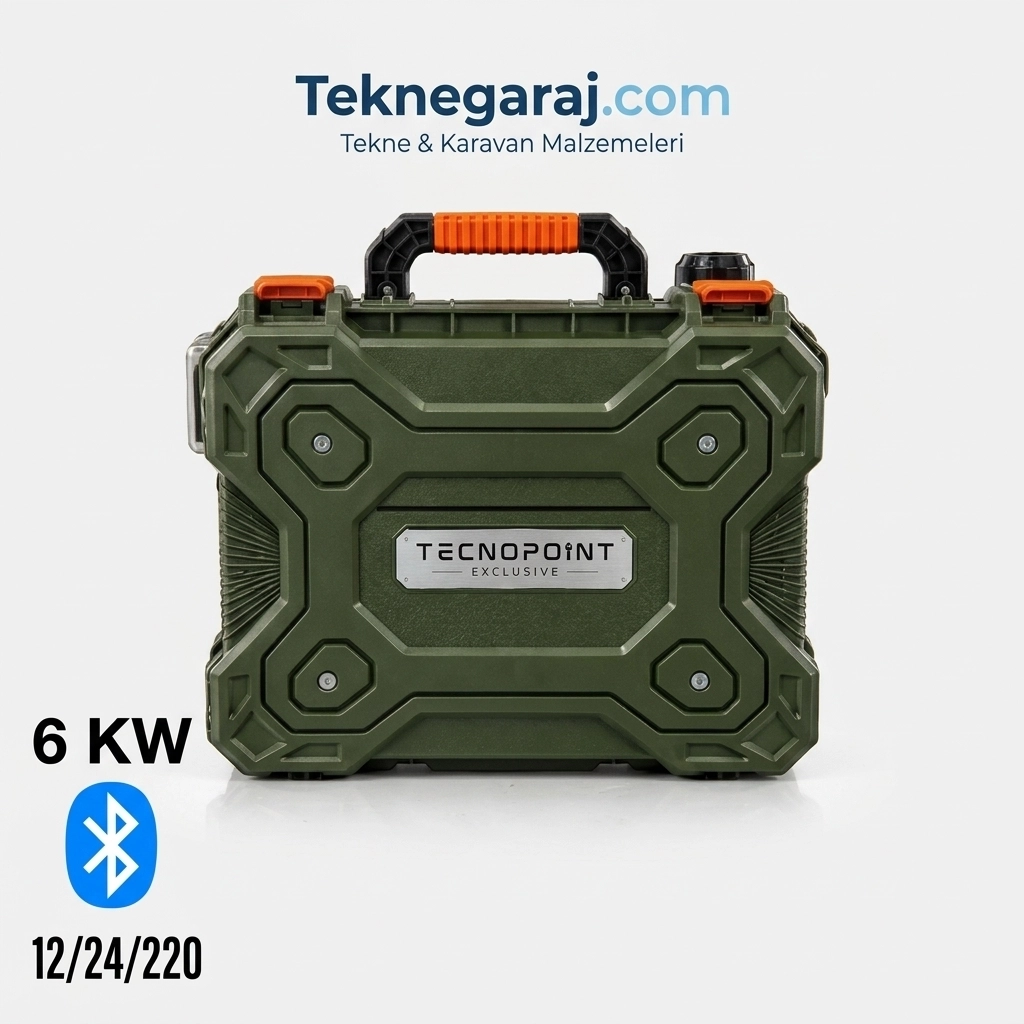 Tecnopoint Exclusive 6kw Su Geçirmez Offroad Webasto Tipi Dizel Ortam Isıtıcı - 12v/24v/220v